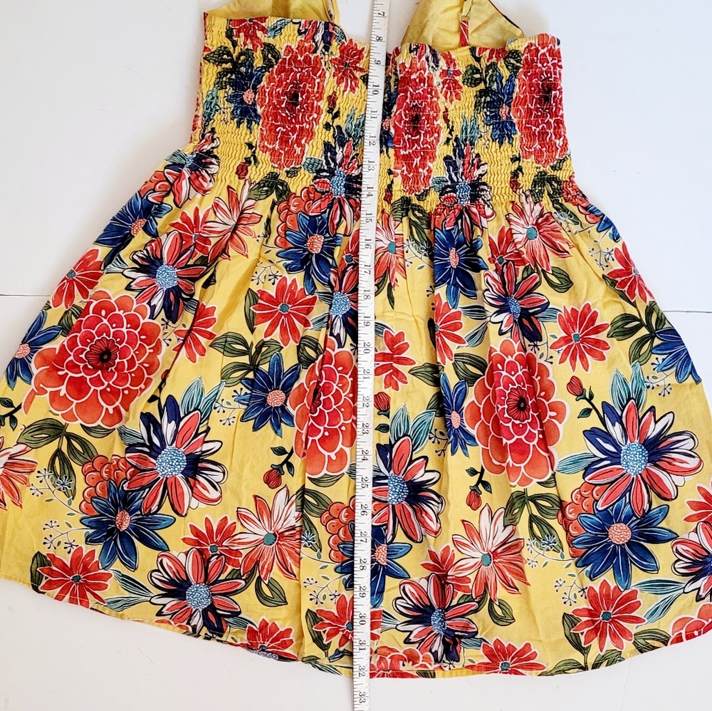 Floral Yellow Sundress - Picture 7 of 10